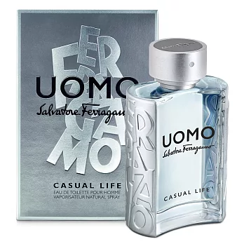 Salvatore Ferragamo費洛加蒙 UOMO Casual Life峰逸男性淡香水50ml