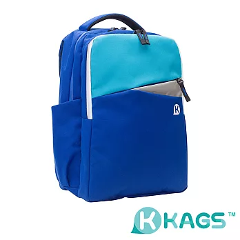 KAGS Ashton 系列雙層人體工學護脊書包 - 淘氣藍