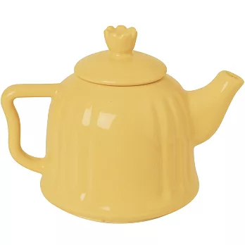 《EXCELSA》Chic陶製茶壺(奶油黃0.6L)