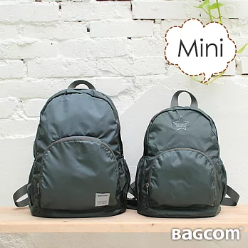 Bagcom Mini 無感迷你抗水後背包-深灰