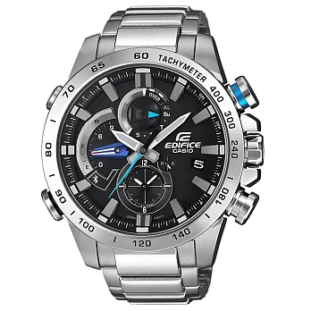 CASIO EDIFICE 速度法則藍牙時尚腕錶-EQB-800D-1ADR