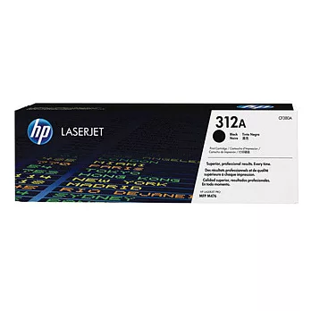 【HP 碳粉匣】 HP 黑色 CF380A /312A / 適用 HP M476/M476dn/M476nw/M476dw