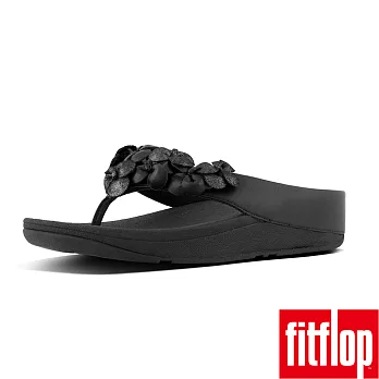 【FitFlop TM】RINGER FLOWER TM TOE THONGUS5黑色