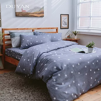《DUYAN 竹漾》台灣製天絲絨雙人加大床包三件組-星語