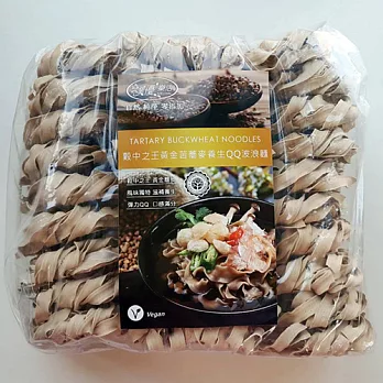 【樸優樂活】穀中之王黃金苦蕎麥養生QQ波浪麵(1500g 量販包)*1