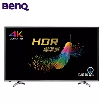 ［BenQ 明基］49型護眼 4K HDR 智慧連網入門大型液晶(含視訊盒) 49MR700 +DT-160T黑色