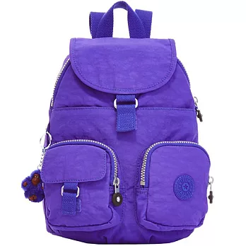 KIPLING口袋尼龍輕量後背包(現貨+預購)藍紫