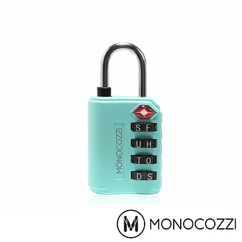 MONOCOZZI TSA LETTERS LUGGAGE LOCK 字母海關鎖-水藍