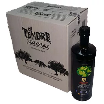 西班牙添得瑞冷壓初榨頂級橄欖油750mlx6瓶