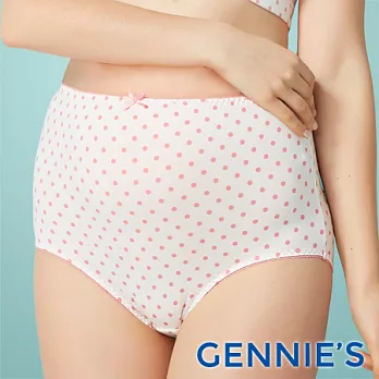 【Gennies奇妮】輕薄透氣高腰孕婦內褲M粉色點點