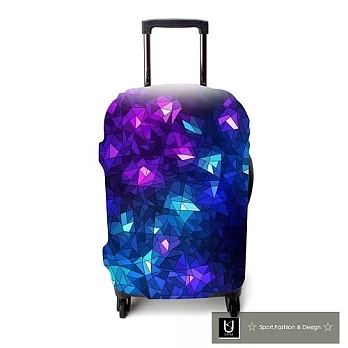 【US.STYLE】魔幻方塊26吋旅行箱防塵防摔保護套(26吋-29吋適用)
