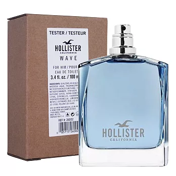 【Hollister】加洲海浪男性淡香水100ml - Tester