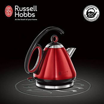 英國Russell Hobbs Legacy 晶亮快煮壺 (紅/黑/銀) 三色可選紅