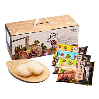 【漁品軒】海鮮米粉豐收禮盒(旗魚+鎖管+土魠)12入1盒