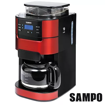 聲寶SAMPO-自動研磨咖啡機HM-L17101GL