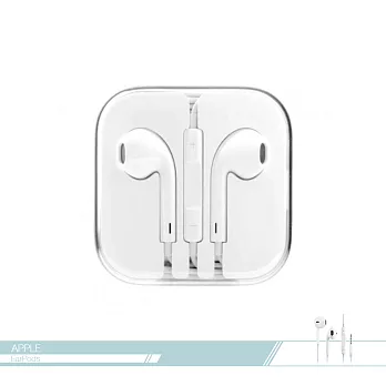 APPLE蘋果 原廠耳機EarPods 具備 3.5 公釐耳機接頭 iPhone/iPad專用單色