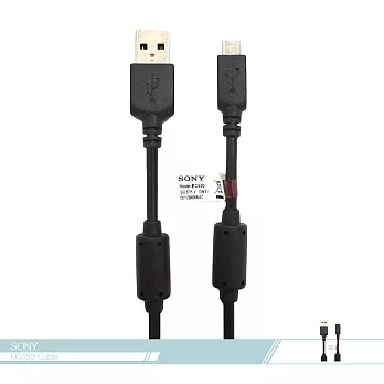 【2入組】SONY索尼 原廠USB 2.0電源連接傳輸線 (EC450) 各廠牌適用單色