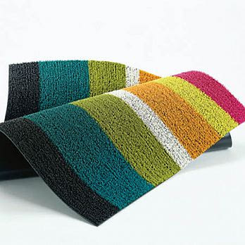 chilewich bold stripe shag門墊46x71cm -