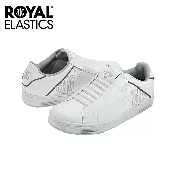 【Royal Elastics】男-Icon Alpha 休閒鞋-格紋白(02073-008)US8格紋白