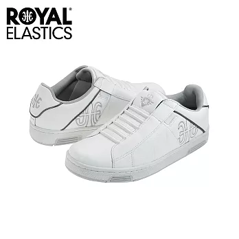 【Royal Elastics】女-Icon Alpha 休閒鞋-格紋白(92073-008)US6格紋白