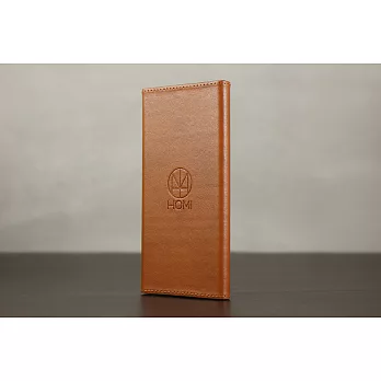 HOMI LeatherDock 皮質QI無線充電板駝色