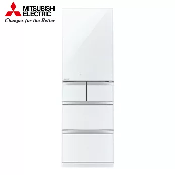 ［MITSUBISHI 三菱］455公升 日本原裝五門變頻冰箱-水晶白 MR-BC46Z-W水晶白