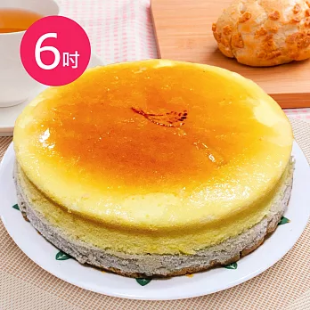 【樂活e棧】生日快樂造型蛋糕-香芋愛到泥乳酪蛋糕(6吋/顆,共1顆)