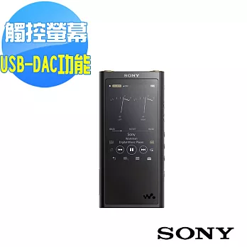 SONY Walkman 高解析音樂播放器 NW-ZX300 64GB(公司貨)黑色送SONY收納包