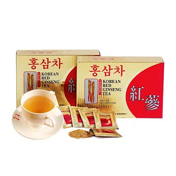 金蔘-6 年根韓國高麗紅蔘茶(100 包/盒,共 2盒)