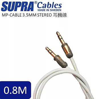 瑞典原裝SUPRA Cables MP-CABLE 3.5MM STEREO耳機線 0.8M