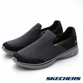 SKECHERS 男款 GO Walk 4 健走鞋54175 BKGY / 美國品牌、輕量、避震、運動休閒鞋US8.5黑-灰