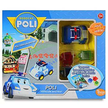 ROBOCAR POLI 救援小英雄 波力 滾輪 印章組 代理