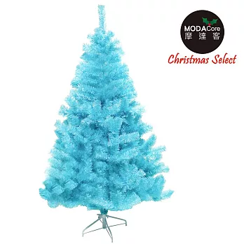 【摩達客】台灣製6呎/6尺(180cm)豪華版冰藍色聖誕樹裸樹 (不含飾品不含燈)
