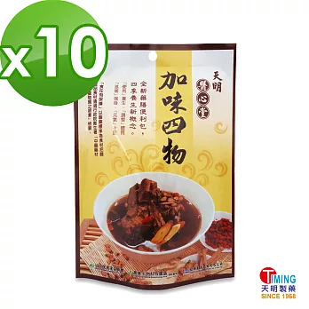 【天明製藥】醫心堂加味四物-秋冬進補藥膳便利包(60g/包)*10入組