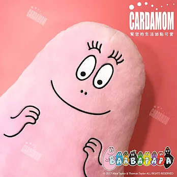 【BARBAPAPA泡泡先生】經典泡泡暖手枕靠墊・正版授權卡答國際