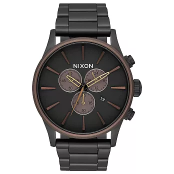 NIXON The SENTRY CHRONO 藍調搖滾潮流運動腕錶-A3862786