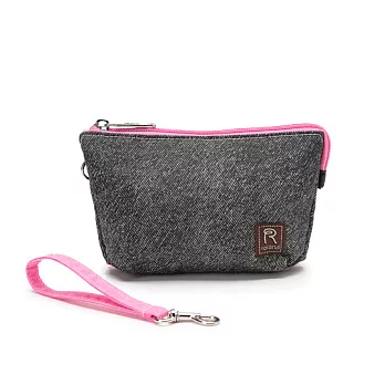 Roland小物包/手機零錢包/丹寧粉