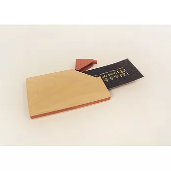 木合金設計WMDesign/手工木製名片盒/黃金象牙木