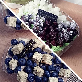 【法藍四季】便當蛋糕-英國茶藍莓先生(150g)+抹茶˙紅豆(150g)
