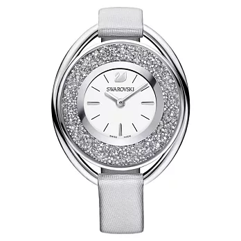 施華洛世奇SWAROVSKI 水晶的極致選擇時尚優質秀麗腕錶-銀色-5263907