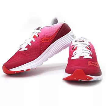 【U】Saucony - KINVARA 8賽訓專業跑鞋(女款﹐兩色可選)US7 - 梅紅白