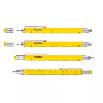 [TROIKA] 多功能工具筆(多色可選)黃色