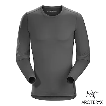 【Arcteryx 始祖鳥】男 Phase AR保暖內層圓領衫S機長灰