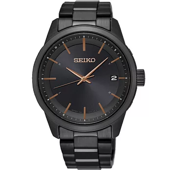 SEIKO Spirit 簡約時尚萬年曆太陽能電波腕錶 7B24-0BR0K SPP003J1