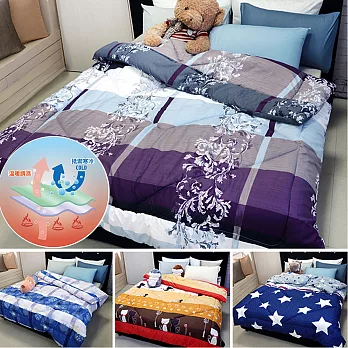 台灣製雙人保暖磨毛印花舒柔冬被1入組(款式任選)喵喵世界