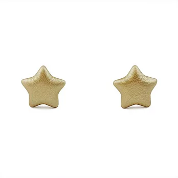 Snatch 皮革星星手工耳夾-金 / Leather Star Ear Clip