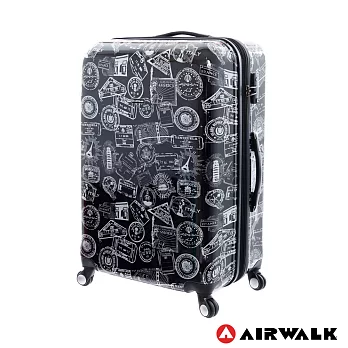 AIRWALK LUGGAGE - 精彩歷程 環郵世界行李箱28吋 - 遊玩靚黑