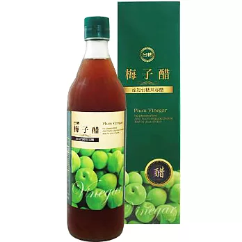 台糖梅子醋Plum Vinegar(6瓶/箱600ml/瓶)
