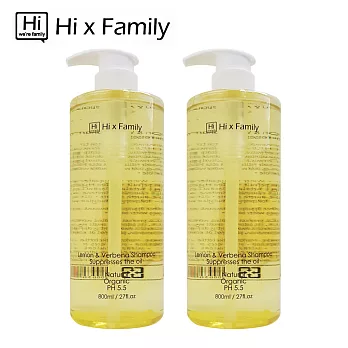 Hi x Family 檸檬馬鞭草洗髮精 + 檸檬馬鞭草洗髮精