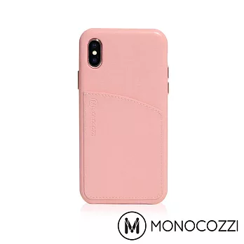 MONOCOZZI Posh 系列 iPhone X 皮革背蓋 (珊瑚粉)